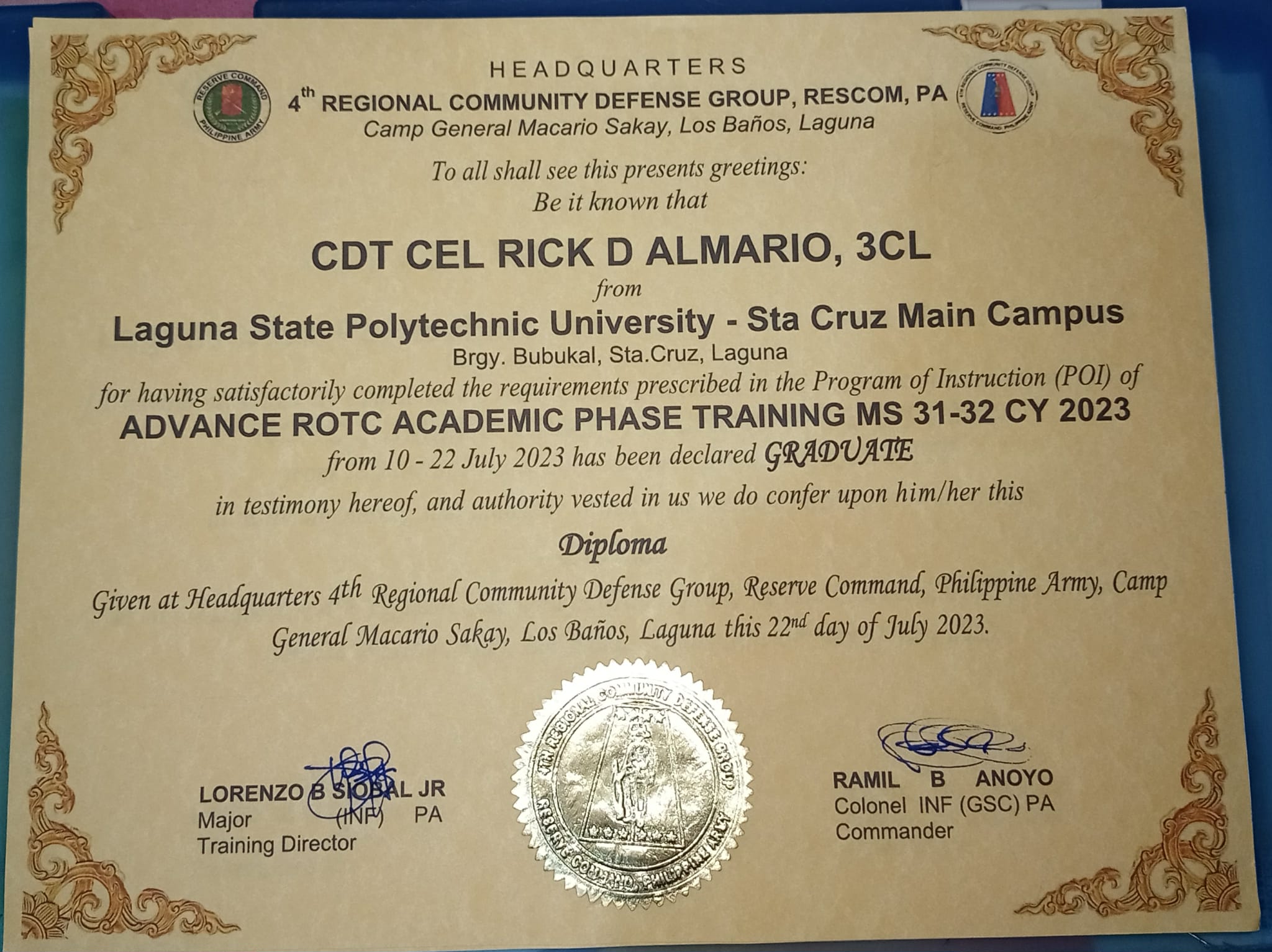 Certificate 4